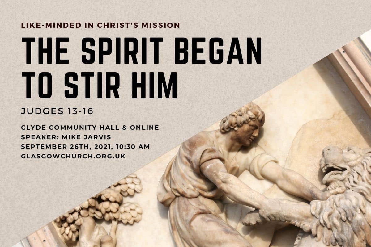 the spirit began to stir him like minded in christs mission sermon series 2